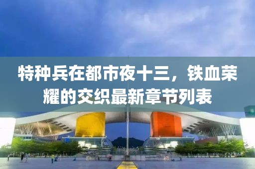 特種兵在都市夜十三，鐵血榮耀的交織最新章節(jié)列表