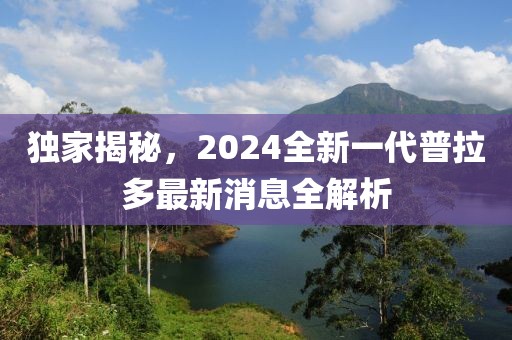獨(dú)家揭秘，2024全新一代普拉多最新消息全解析